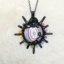 Load image into Gallery viewer, Custom Build your own Beaded Sun Pendant (read description before ordering)