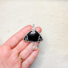 Load image into Gallery viewer, Shungite Mushroom Pendant