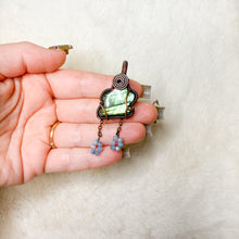 Load image into Gallery viewer, Labradorite x Aquamarine Cloud Pendant