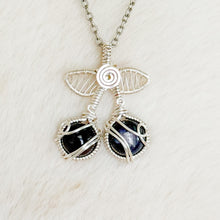 Load image into Gallery viewer, Star Ruby Cherries Pendant (last ever)