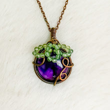 Load image into Gallery viewer, Amethyst x Watermelon Tourmaline Sugar Plum Pendant (last ever)