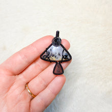 Load image into Gallery viewer, Dendritic Opal Mushroom Pendant