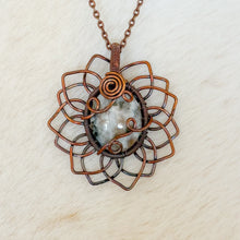 Load image into Gallery viewer, Tourmaline Sunflower Pendant