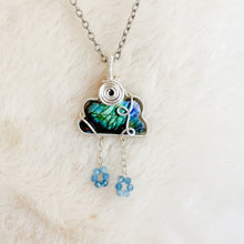 Load image into Gallery viewer, Labradorite x Aquamarine Cloud Pendant