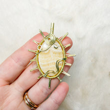 Load image into Gallery viewer, Yellow Calcite Sun Pendant