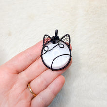 Load image into Gallery viewer, Selenite Cat Pendant