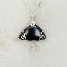 Load image into Gallery viewer, Shungite Mushroom Pendant