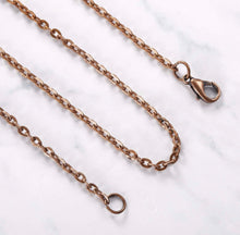 Load image into Gallery viewer, Chain necklace (copper or silver)