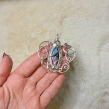 Load image into Gallery viewer, Labradorite Butterfly Pendant

