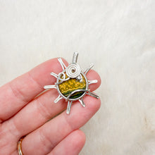 Load image into Gallery viewer, Ocean Jasper Sun Pendant
