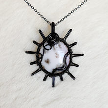 Load image into Gallery viewer, Pink Opal Sun Pendant
