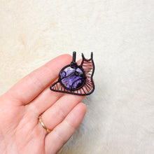 Load image into Gallery viewer, Charoite Snail Pendant
