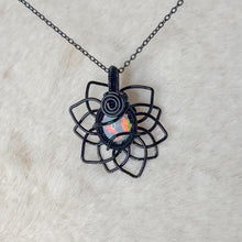 Load image into Gallery viewer, Ethiopian Opal Sunflower Pendant
