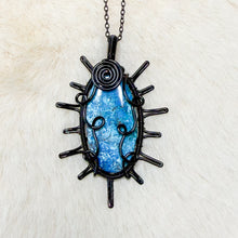 Load image into Gallery viewer, Azurite Sun Pendant
