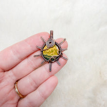 Load image into Gallery viewer, Ocean Jasper Sun Pendant
