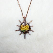 Load image into Gallery viewer, Ocean Jasper Sun Pendant
