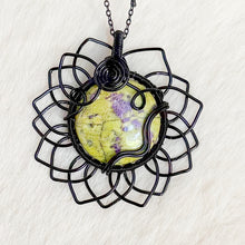 Load image into Gallery viewer, Atlantisite Sunflower Pendant
