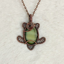 Load image into Gallery viewer, Imperial Jasper Turtle Pendant
