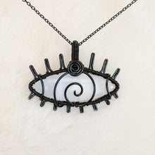 Load image into Gallery viewer, Selenite Eye Pendant
