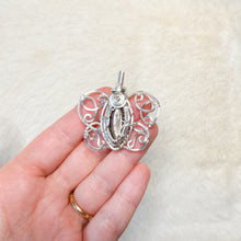 Load image into Gallery viewer, Black Sunstone Butterfly Pendant
