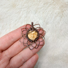Load image into Gallery viewer, Moon Face Sunflower Pendant
