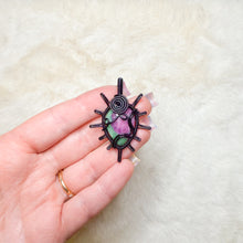Load image into Gallery viewer, Ruby Zoisite Sun Pendant
