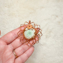 Load image into Gallery viewer, Solar Quartz Sunflower Pendant
