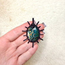Load image into Gallery viewer, Bloodstone Sun Pendant
