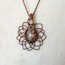 Load image into Gallery viewer, Opal x Rare Super Seven Sunflower Pendant
