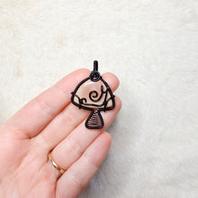Load image into Gallery viewer, Imperial Jasper Snail on a Mushroom Pendant

