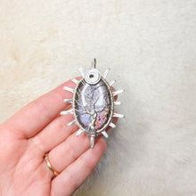 Load image into Gallery viewer, Labradorite Tree of Life Sun Pendant
