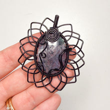 Load image into Gallery viewer, Rare Iolite Sunflower Pendant
