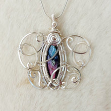 Load image into Gallery viewer, Labradorite Butterfly Pendant
