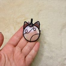 Load image into Gallery viewer, Pink Opal Cat Pendant
