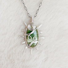 Load image into Gallery viewer, Serpentine Sun Pendant
