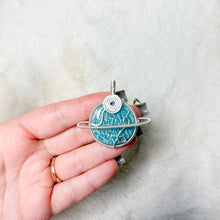 Load image into Gallery viewer, Amazonite Saturn Pendant
