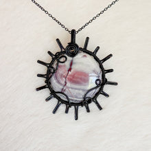 Load image into Gallery viewer, Porcelain Jasper Sun Pendant
