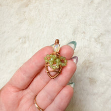 Load image into Gallery viewer, Strawberry Pendant- Ethiopian Opal, pink opal, peridot
