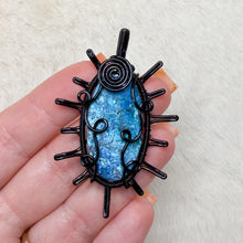 Load image into Gallery viewer, Azurite Sun Pendant
