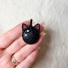 Load image into Gallery viewer, Shungite Cat Pendant
