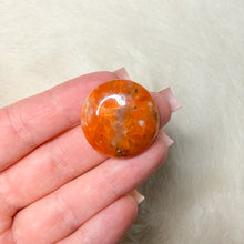 Load image into Gallery viewer, Custom Orange Calcite Cat Pendant (read description)
