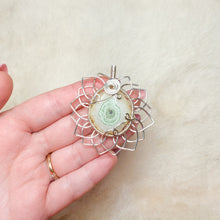 Load image into Gallery viewer, Solar Quartz Sunflower Pendant
