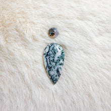 Load image into Gallery viewer, Custom Moss &amp; Tree Agate Dragonfly Fairy Pendant
