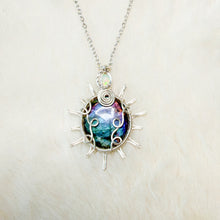 Load image into Gallery viewer, Opal x Labradorite Sun Pendant
