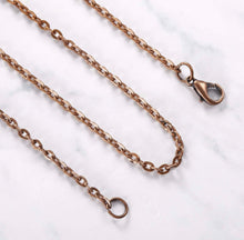Load image into Gallery viewer, Chain necklace (copper or silver)
