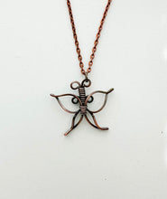 Load image into Gallery viewer, Copper Butterfly Necklace
